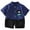 A-Dark Blue11, variant on Jiilone Toddler Boys Outfit Sets Summer Sports Suits Casual Plaid Print Short Sleeve Shirts   Shorts Sets Kids Boys Two Piece Playwear Clothing