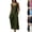 49# Army Green, variant on Linen Sets for Women 2 Piece Spring Summer Sleeveless Square Neck Tops Wide Leg Capri Pants Set Chic Vacation Outfits Hot Pink L