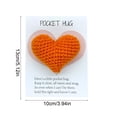 thumbnail image 3 of Orange Pocket Cards Small Item Decorations Encouragement Note Greeting Card With Message For Friend Family Coworker Gift 5.12X3.94 Inches, 3 of 7