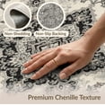 thumbnail image 6 of ODIKA 8'x10' Washable Area Rug Oushak Modern Medallion With Faded Vintage Floral Border Detail for Living Room, Under Sectional, Family , Durable, Non-Slip, 6 of 7