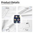 thumbnail image 5 of Cauagu Planets and Stars Print Swim Trunks for Men,Youth Boys Swim Shorts Compression Liner Beach Shorts Boys' Swimming Shorts 7-20 Years Bathing Suit-Large, 5 of 7