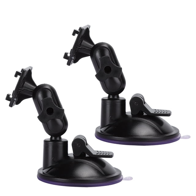 2Pcs HD H3041 65mm Car GPS Navigator Suction Cup Bracket 360 Degree Adjustable, for Driving Recorder Support