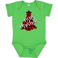 thumbnail image 3 of Inktastic Red Buffalo Plaid Christmas Tree Boys or Girls Baby Bodysuit, 3 of 5