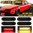 thumbnail image 2 of 4x Led Side Marker Light Smoked Lens Front Rear Turn Signal Lights Blinker Lamp For Mx-5 Mx5 Miata, 2 of 5