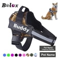 thumbnail image 2 of Arnés para perros sin tirones, chaleco de arnés ajustable transpirable reflectante para mascotas con parche personalizado de identificación, suministros para perros que caminan al aire libre Tan Jianjun unisex, 2 of 2