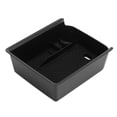 thumbnail image 3 of Caja para reposabrazos de coche, organizador de almacenamiento de espacio grande, carcasa dividida, accesorio de repuesto, color negro, 3 of 9
