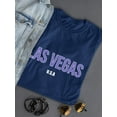 thumbnail image 3 of Las Vegas Usa College Style T-Shirt Women -Image by Shutterstock, Female 3X-Large, 3 of 4