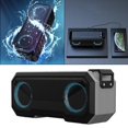 thumbnail image 4 of Los Altavoces Portátiles Bluetooth Se Emparejan Con Graves Pesados Gris plateado Sunnimix Altavoces Bluetooth, 4 of 8