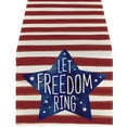 thumbnail image 5 of SDJMa Patriotic 4th of July Table Runner, Memorial Day American Flag Gnomes Kitchen Dining Table Decor for Indoor Outdoor Home Party Decoration 13 x 72 Inch, 5 of 9