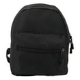 thumbnail image 2 of Mini Backpack, Black Wearable Small Travel Backpack Minimalist Adjustable Shoulder Strap  For School, 2 of 8