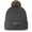 Charcoal, variant on Men's Fanatics Vegas Golden Knights Charcoal/Cream 2024 NHL Winter Classic Cuffed Knit Hat with Pom