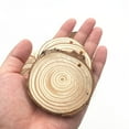 thumbnail image 5 of Gecau 15 8-9cm Unfinished Predrilled Wood Slices Round Log Discs With Brown Safe&Non-toxic 5.6x2.4 Inch, 5 of 5