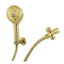 Kingston Brass KX1542SD Vilbosch Multi-Function Hand Shower Kit, Polished Brass