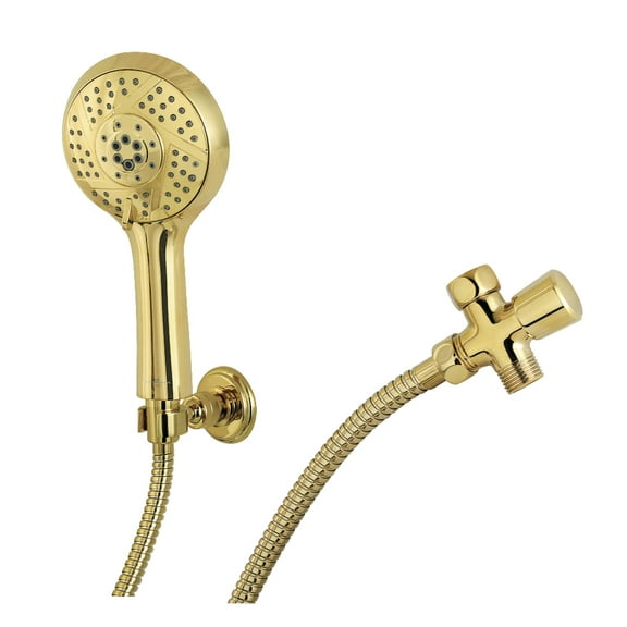 Kingston Brass KX1542SD Vilbosch Multi-Function Hand Shower Kit, Polished Brass