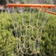 thumbnail image 5 of Red de baloncesto con cadena de metal, repuesto de red de baloncesto resistente (dorado y plateado), 5 of 7
