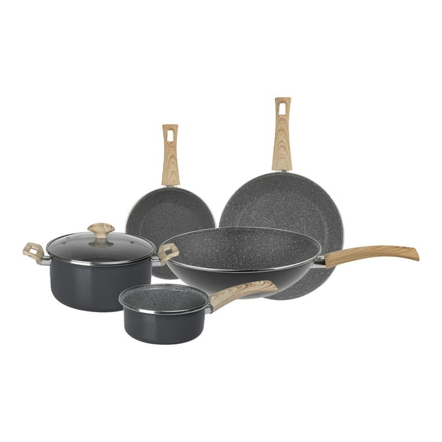 Bateria de Cocina Vasconia Prime Volcano 6 Piezas Color Gris