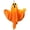 Orange, variant on Darzheoy Halloween Decorations 20" Hanging Ghosts Light Up Decor Warm LED Ghost Light Bedroom Wall Indoor Outdoor Fall Party Garden Patio Front Porch Yard Halloween Ghost Decor Gifts