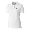 thumbnail image 2 of Women's Cutter & Buck White New Mexico State Aggies Advantage Tri-Blend Pique Polo, 2 of 3