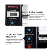 Auto Label Dispenser Device Label Dispenser Automatic Sticker Separating Machine Industrial Label Stripping Machine