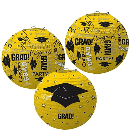 Graduation Printed Lanterns Decorations