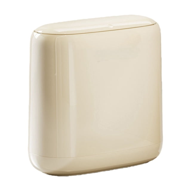 SIfdSeng Oval Shaped 12L Can Combining Minimalist Style with Practical Functionality Creating A Clean and Tidy Home Environment and Enhancing You.