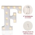 thumbnail image 2 of LED Marquee Letter Lights Sign, Light Up Alphabet Letter for Home Party Wedding Decoration F, 2 of 5