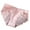 Pink., variant on Agkizg Plus Size Womens Panties,Breathable Underwear for Ladies' Mid To High Waisted Ice Silk Seamless Peach Hip Lace Romantic Lightweight Breathable Thong Underwear