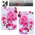 thumbnail image 4 of Dteck Case for All-New Amazon Kindle Fire 7 Tablet 12th Generation (2022 Release),Magnetic Leather Pattern Card Slots Wallet Smart Case Shockrpoof Rubber Kickstand Cover,Pink Cherry, 4 of 5