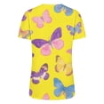 thumbnail image 5 of MEICHEN Plus Size Tops for Women Casual Short Sleeves T Shirts Blouses Summer Fashion Clothing for Women, 5 of 9