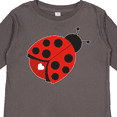 thumbnail image 4 of Inktastic Ladybug with a White Heart Girls Long Sleeve Toddler T-Shirt, 4 of 5