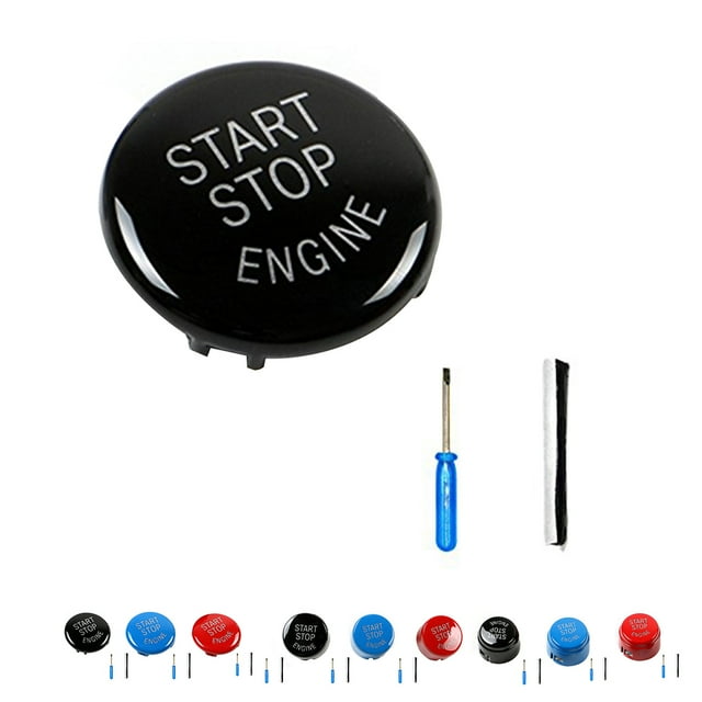 High Quality ABS Car Engine Start Stop Switch Button cover Engine stop switch Replace Cover for BMW E60 E70 E71 E90 E92