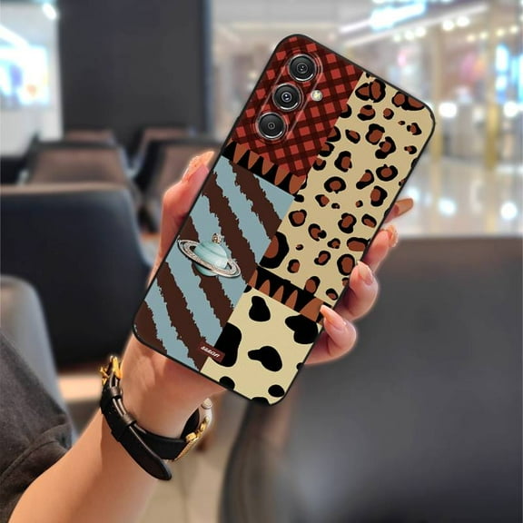 LYM-Phone Case For Samsung Galaxy A35 5G Global, Shockproof Phone Pouch Cartoon oil painting Fashion Design Soft case Cute Anti-knock Silicone Full wrap Protective Anti-dust Durable TPU