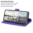 thumbnail image 3 of For Samsung Galaxy S24 Ultra Phone Case, Ebizware Galaxy S24 Ultra RFID Blocking Leather Wallet Case for Women Men with Card Holder Slots and Lanyard Magnetic Flip Kickstand Cover [Purple], 3 of 8