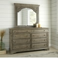 thumbnail image 3 of Steve Silver Highland Park Rustic Horizontal Dresser with 8 Drawers, Driftwood, 3 of 6