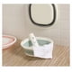 thumbnail image 4 of Lavabo rectangular, lavabo cuadrado, lavabo plegable medio azul y blanco 31*10,5cm ER, 4 of 5