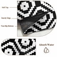 thumbnail image 6 of Area Rug for Living Room, Black White Geometric Non-Slip Indoor Large Carpet for Bedroom/Dining Room, Modern Abstract Art Washable Low-Profile Rectangle Floor Mat Runner Rugs - 2.7 x 5 Ft, 6 of 8