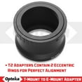 thumbnail image 3 of Opteka T-Mount (T2) Lens Adapter for Sony E-Mount a9, a7R, a7S, a7, a6600, a6500, a6400, a6300, a6100, a6000, a5100, a5000, a3000, NEX-7, NEX-6, NEX-5T, NEX-5N, NEX-5R, 3N Digital Mirrorless Cameras, 3 of 6