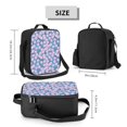 thumbnail image 2 of Picia Orchids Flowers Lunch box Lunch bag for men women Large capacity Lunchbox Reusable Lunch bags Insulated Lunch bag Lunch box cooler, 2 of 9