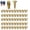 (50pcs), variant on No Drill Dry Wall Anchors, 6×14mm Short Expansion Screw Set for Stripped Threads, Hinge Repair Screw & Expansion Anchor, Door Hinge Screw Hole Repair Kit(30pcs)