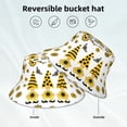 thumbnail image 2 of Kdxio Reflective Bucket Hat - Sunflower Gnome Print Bucket Hat for Men,Women, 2 of 6