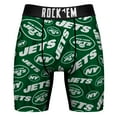 thumbnail image 2 of Men's Rock Em Socks New York Jets All-Over Logo Underwear and Crew Socks Combo Pack, 2 of 3