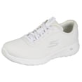 thumbnail image 1 of Zapatilla Skechers Go Walk Joy-Ecstatic para mujer, blanca/azul, talla 9, 1 of 3