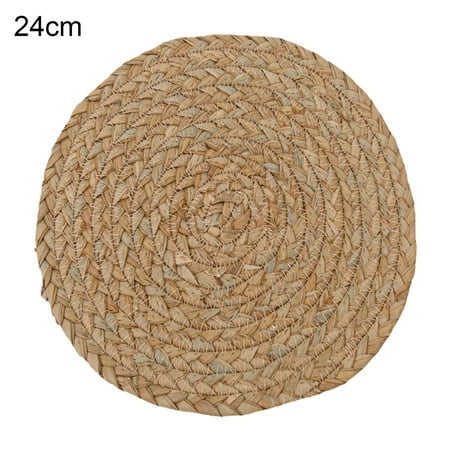 

TIANYUHE Table Coaster Insulation Anti Slip Straw Lightweight Natural Table Coasters for Kitchen