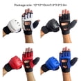 thumbnail image 4 of Greeniant Guantes de boxeo transpirables de medio dedo con capa de amortiguación EVA boxeo suave y cómodo Ropa Deportiva, Zapatos blanco Talla XL (170-180 cm), 4 of 6