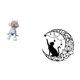 thumbnail image 5 of Figura decorativa de nórdico y de metal para pared, ideal para estantería, entrada, sala de estar o como regalo para amantes de, 5 of 8