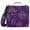 Purple Rose Line Art, variant on 3 Ring Zipper Binder with Shoulder Strap Waterproof Trapper Keeper 2 Inch D-Ring 500 Sheets Capacity Purple Rose Line Art