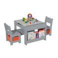 thumbnail image 3 of EDTara Kids Table and Chair Set, 4 In 1 Wooden Activity Table & 2 Chairs With Storage Drawer Detachable Tabletop for Toddlers Kids Drawing, Reading, Crafts, Art,Homework, Nursery, Playroom,Classroom, 3 of 9