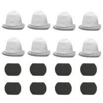 Nispira 2033 20334 Lightweight Vacuum Filter Replacement with Foam For Bissell Featherweight Stick Bagless Vacuum Cleaner 20331, 20333, 20336, 20339, 2033M, Compare to Part #1611508, 8 Pack