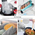 thumbnail image 4 of Oven Gloves Heat Resistant 572 F, High Quality Silicone Non-slip Pot Racks, Oven Gloves With Anti-slip Texture, 4 of 5