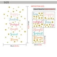 thumbnail image 4 of Wosthever Pegatinas de pared Disposición de la escena del hogar Calcomanías autoadhesivas con frases en inglés Decoración del hogar Tipo 2, HELL 25 * 35 CM * 6 Wosthever HA060130-02, 4 of 6